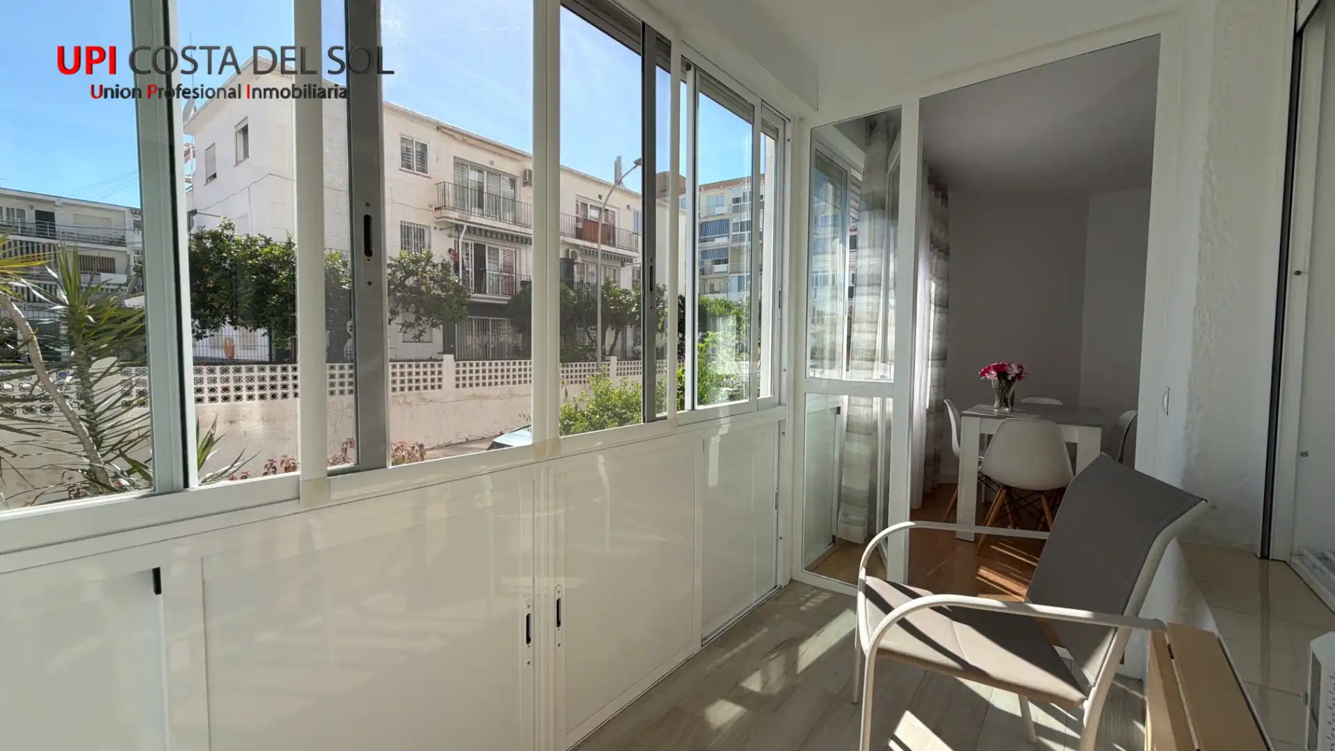 Balcony of Apartments for sale in Benalmádena  with Parquet flooring, Furnished and Oven