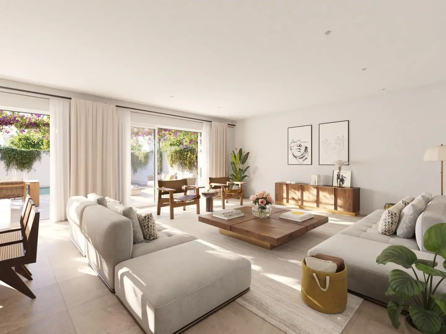 Sala d'estar de Casa o xalet en venda en Sotogrande amb Aire condicionat, Calefacció i Jardí privat