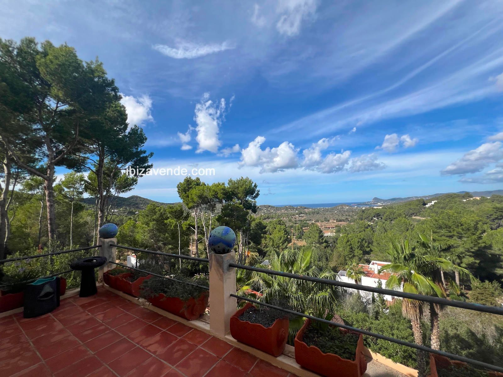 Exterior view of House or chalet for sale in Sant Josep de sa Talaia  with Air Conditioner, Heating and Terrace