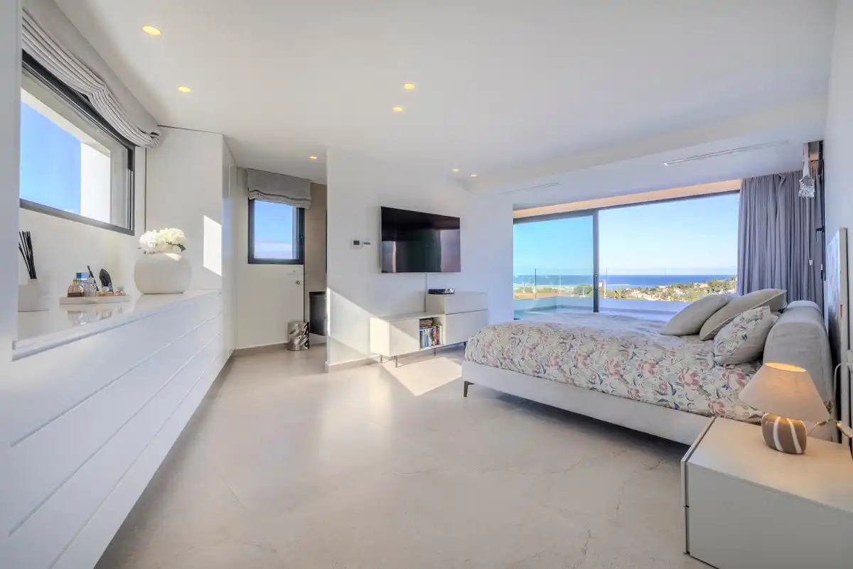 Bedroom of Houses for sale in Dénia  with Air Conditioner, Heating and Private garden