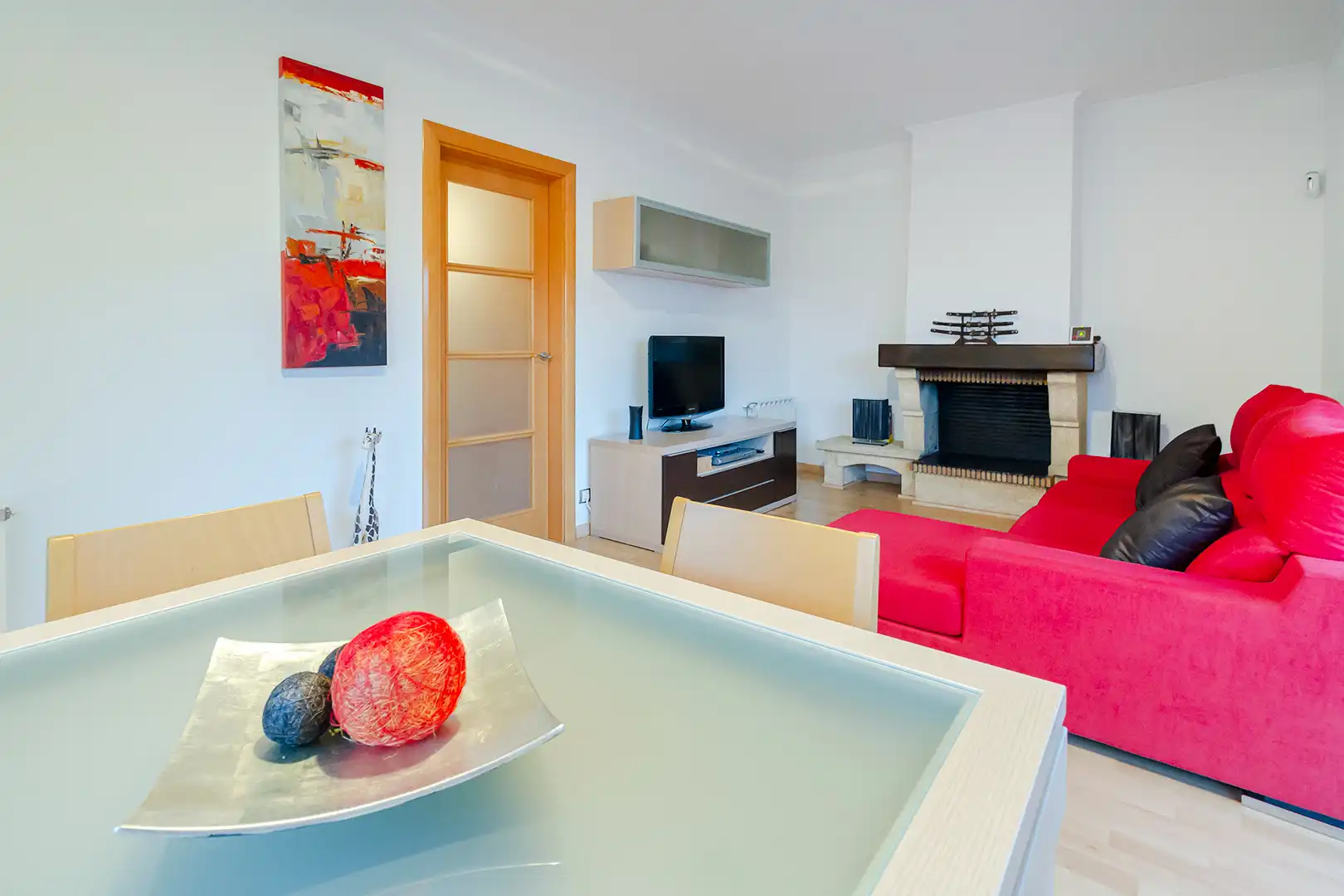 Living room of Houses for sale in Piera  with Heating, Private garden and Parquet flooring