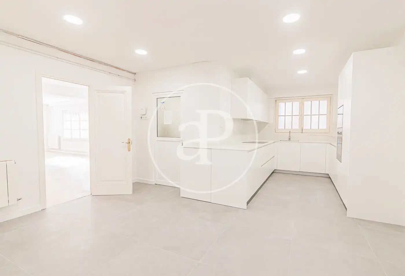Cocina de Piso de alquiler en Barcelona con Aire acondicionado, Calefacción y Terraza