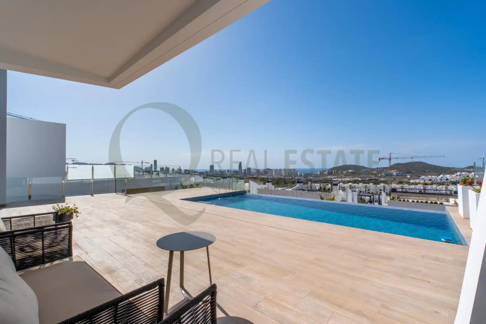 Terraza de Casa o chalet en venta en Benidorm con Aire acondicionado, Calefacción y Jardín privado
