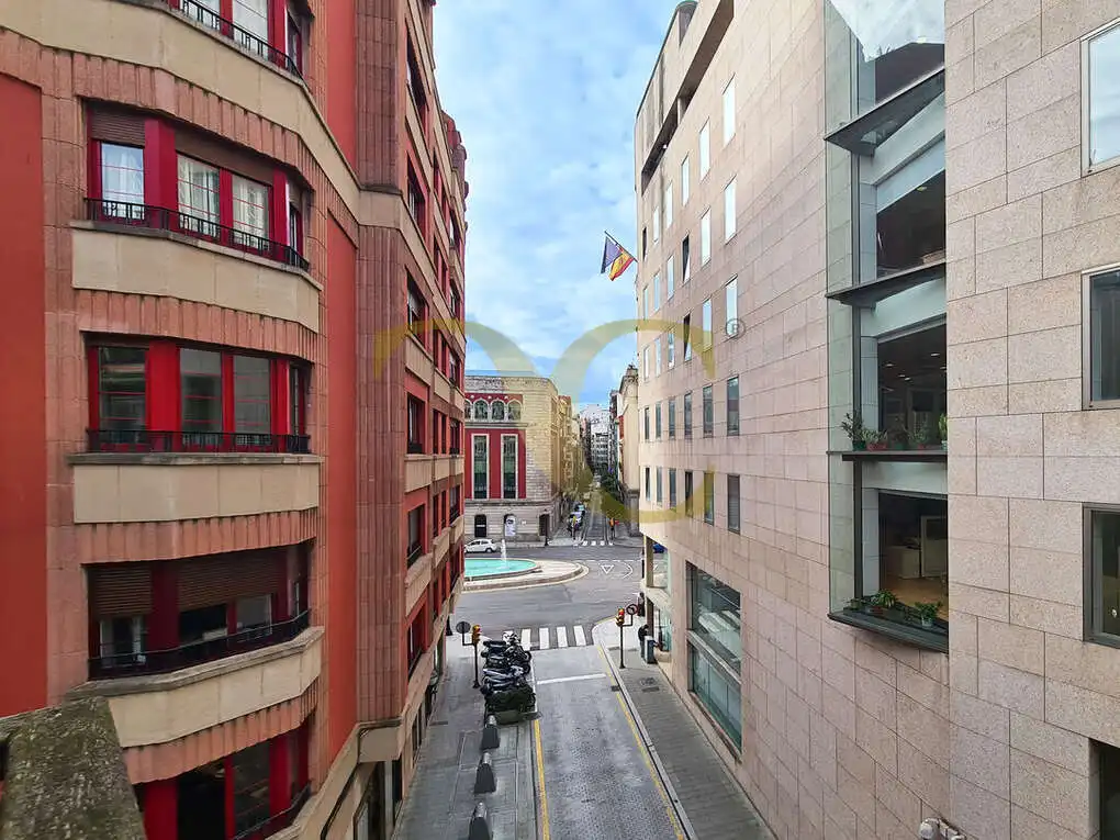 Exterior view of Flat for sale in Gijón   with Heating