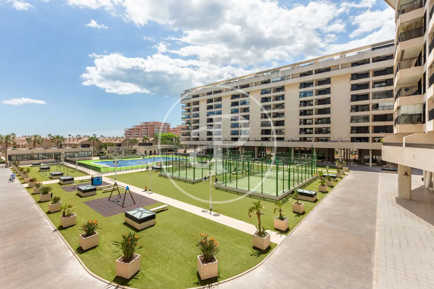 Vista exterior de Piso en venta en Alboraya con Aire acondicionado, Calefacción y Jardín privado