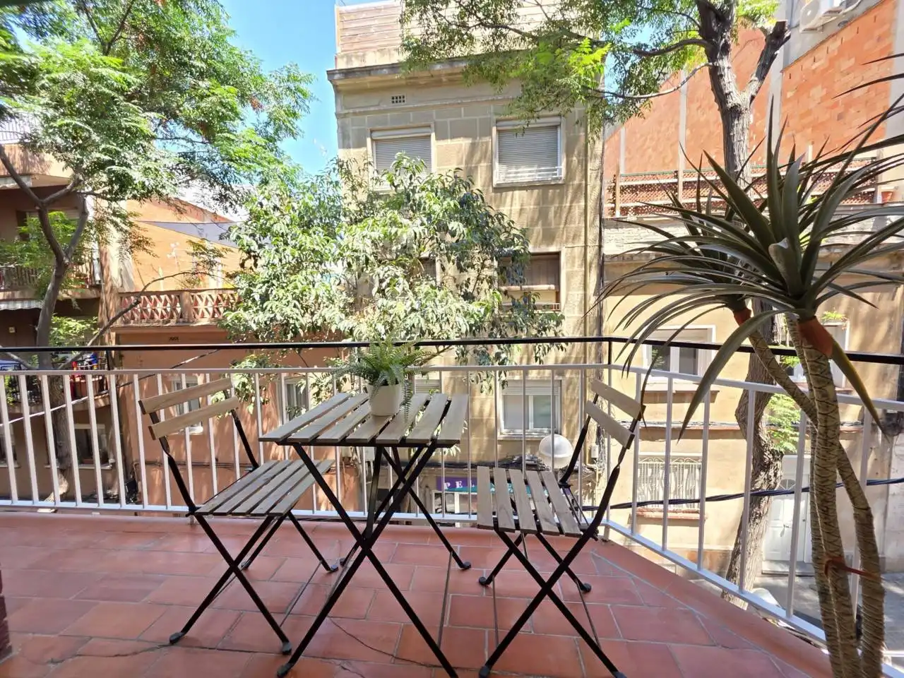 Terrasse von Wohnung zum Verkauf in Barcelona mit Klimaanlage, Parkett und Terrasse
