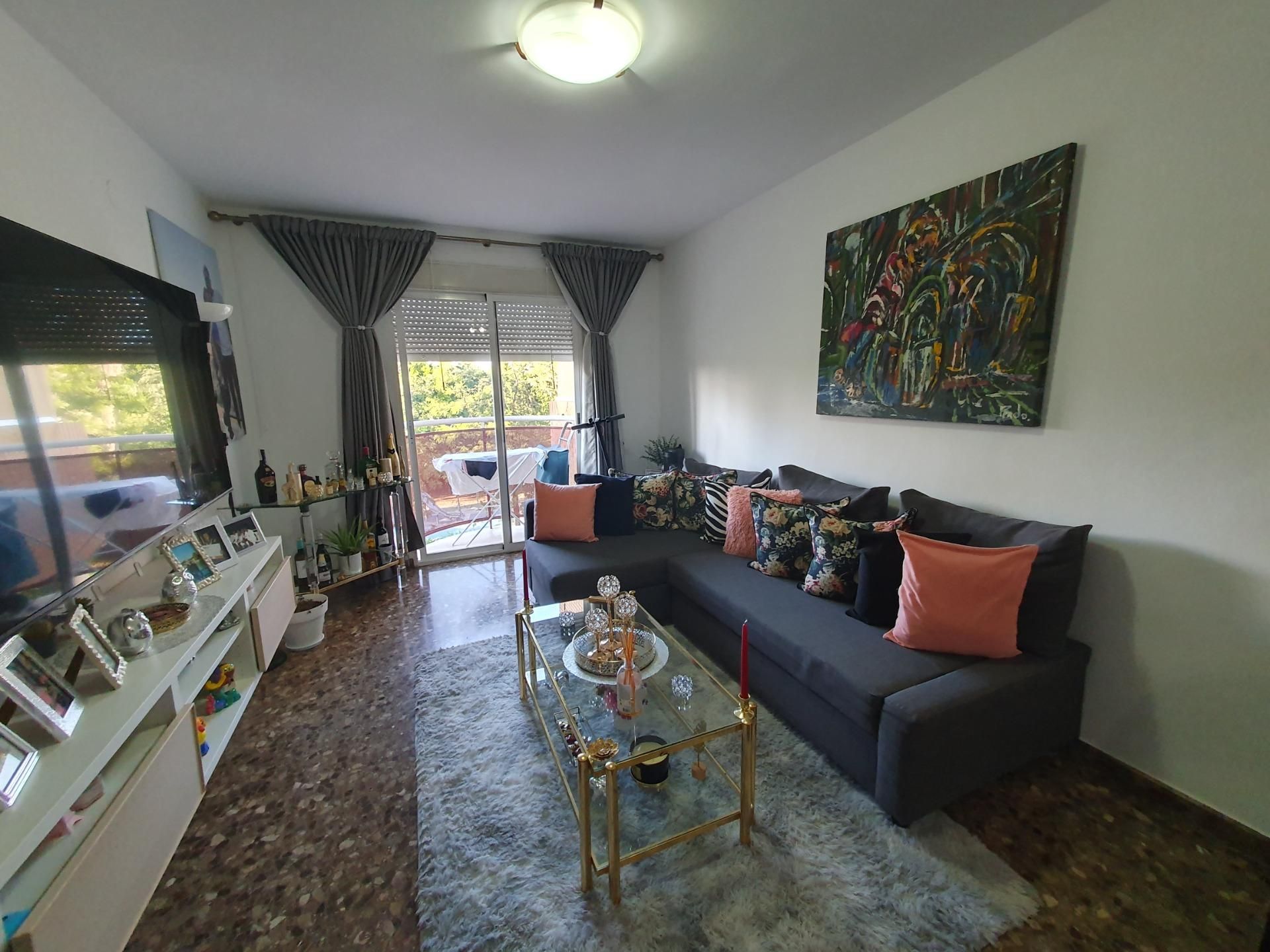 Sala de estar de Piso en venta en Burjassot con Balcón