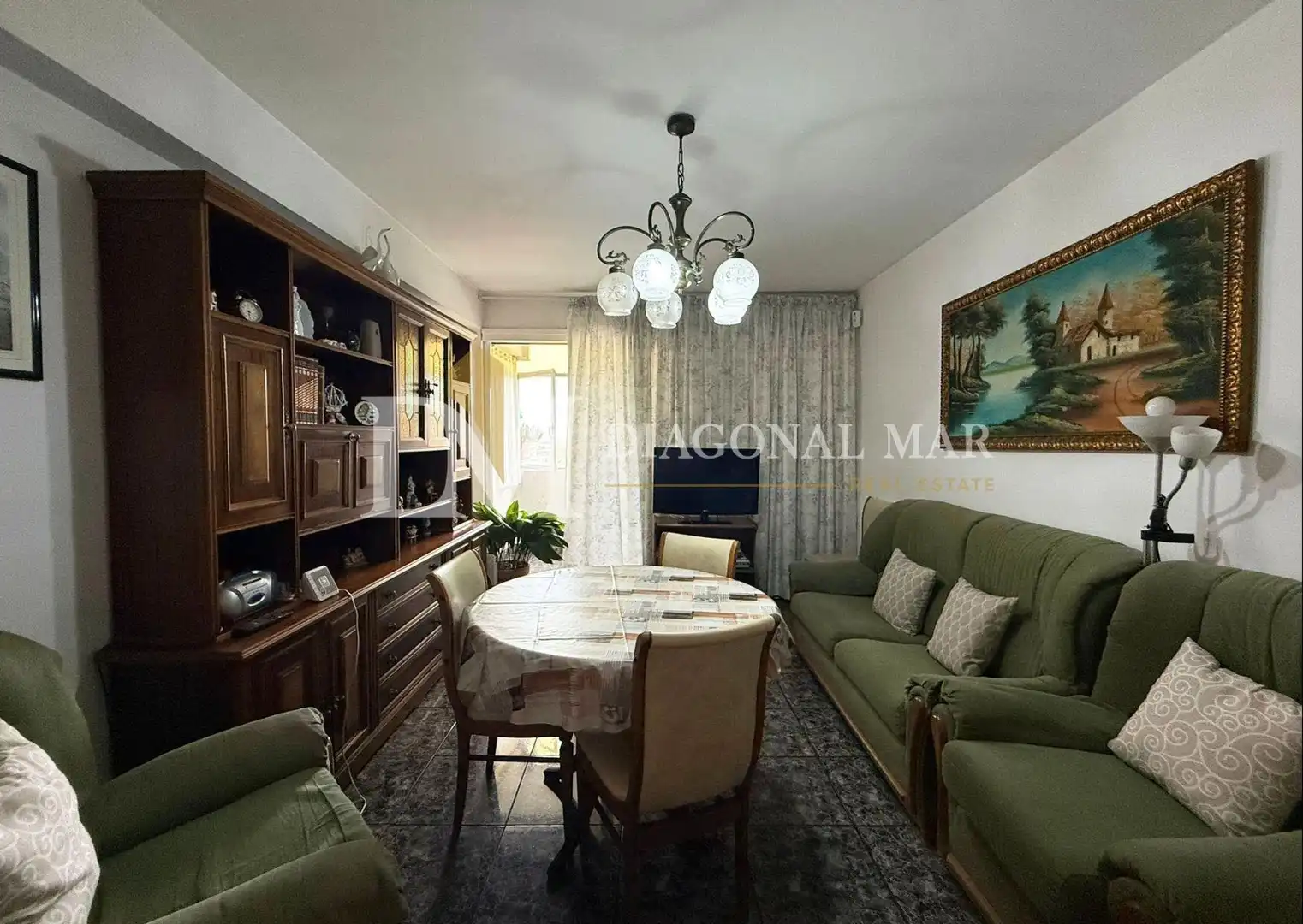 Sala de estar de Piso en venta en Barcelona
