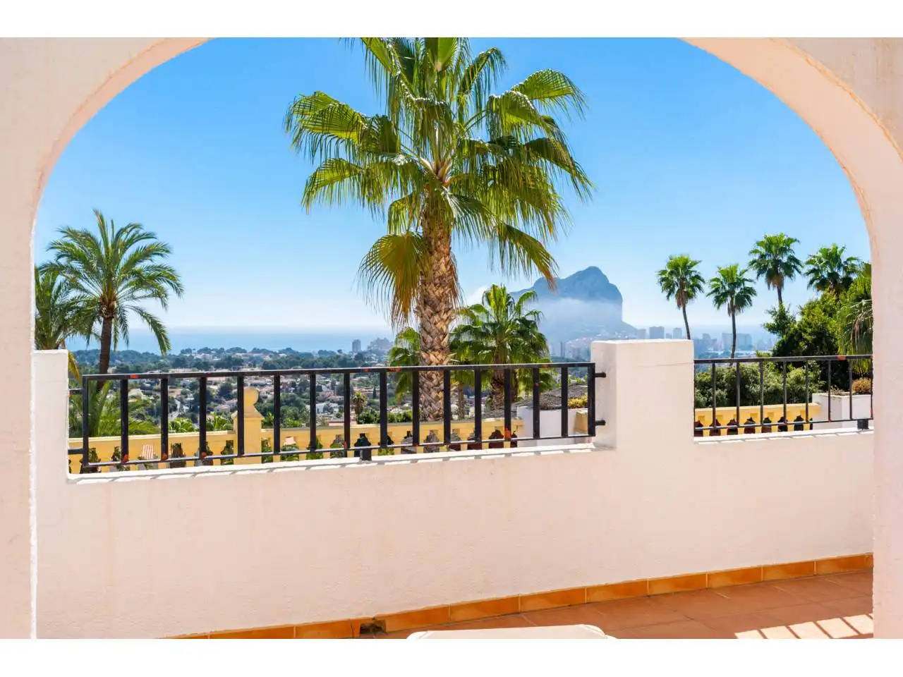 Terraza de Casa adosada en venta en Calpe / Calp con Aire acondicionado, Terraza y Amueblado