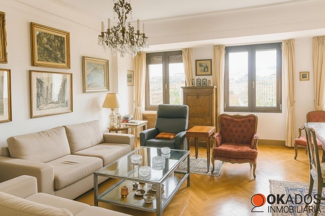 Living room of Flat for sale in Donostia - San Sebastián   with Heating and Balcony