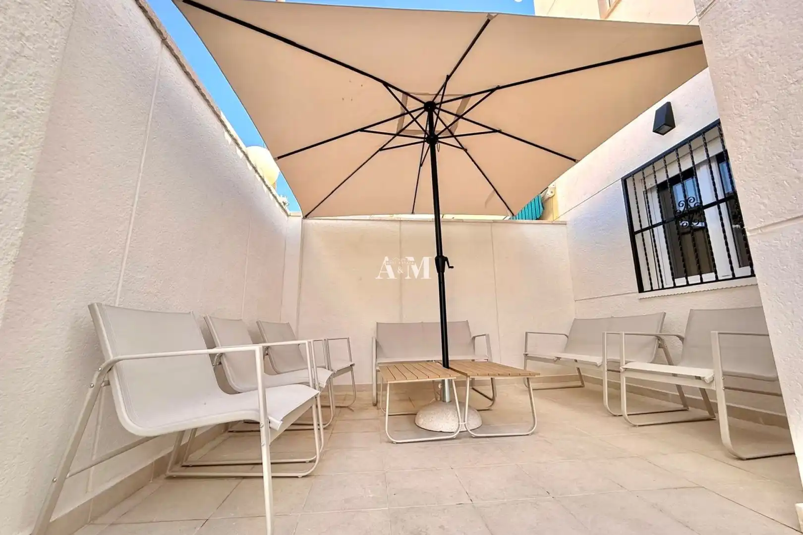 Terrace of Houses for rent in Torrevieja  with Air Conditioner, Heating and Private garden