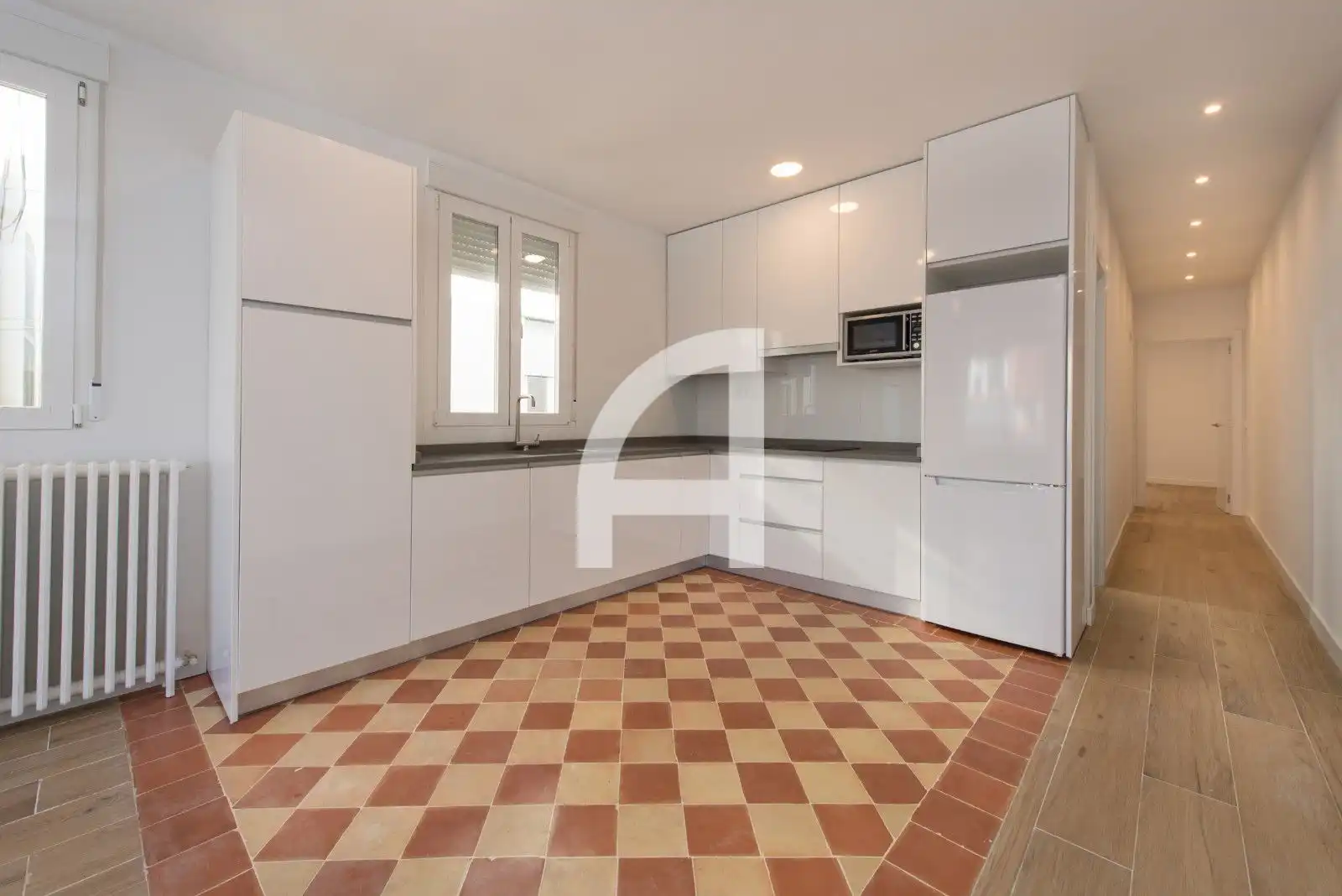 Kitchen of Attic for rent in Madrid  with Air Conditioner, Heating and Terrace