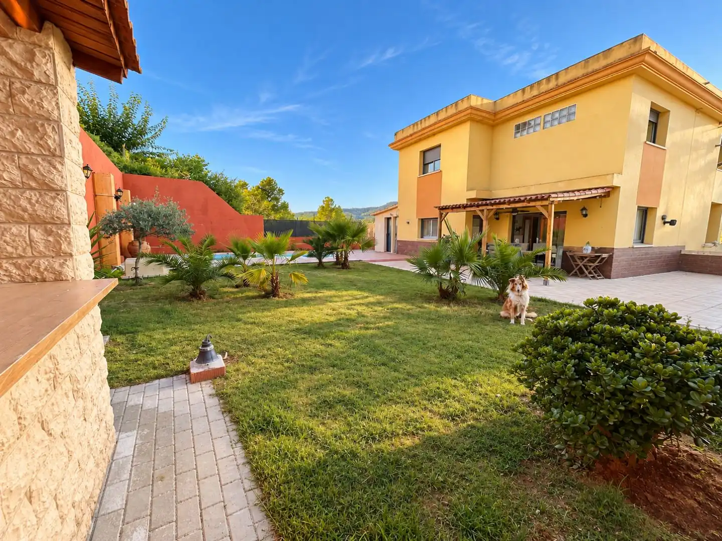 Jardí de Casa o xalet en venda en Riudecanyes amb Aire condicionat, Terrassa i Piscina