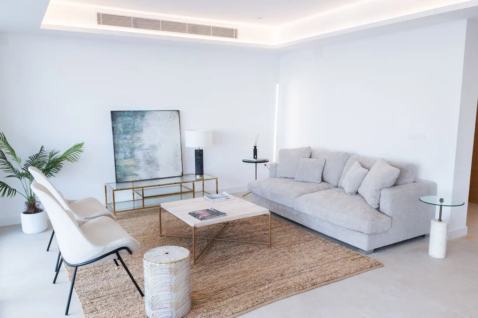 Sala de estar de Casa o chalet en venta en Altea con Aire acondicionado, Calefacción y Jardín privado