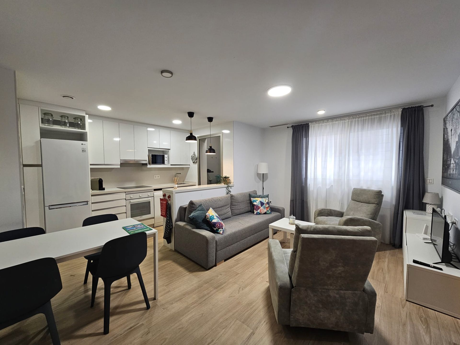 Sala d'estar de Apartament en venda en Mazarrón amb Aire condicionat, Traster i Moblat