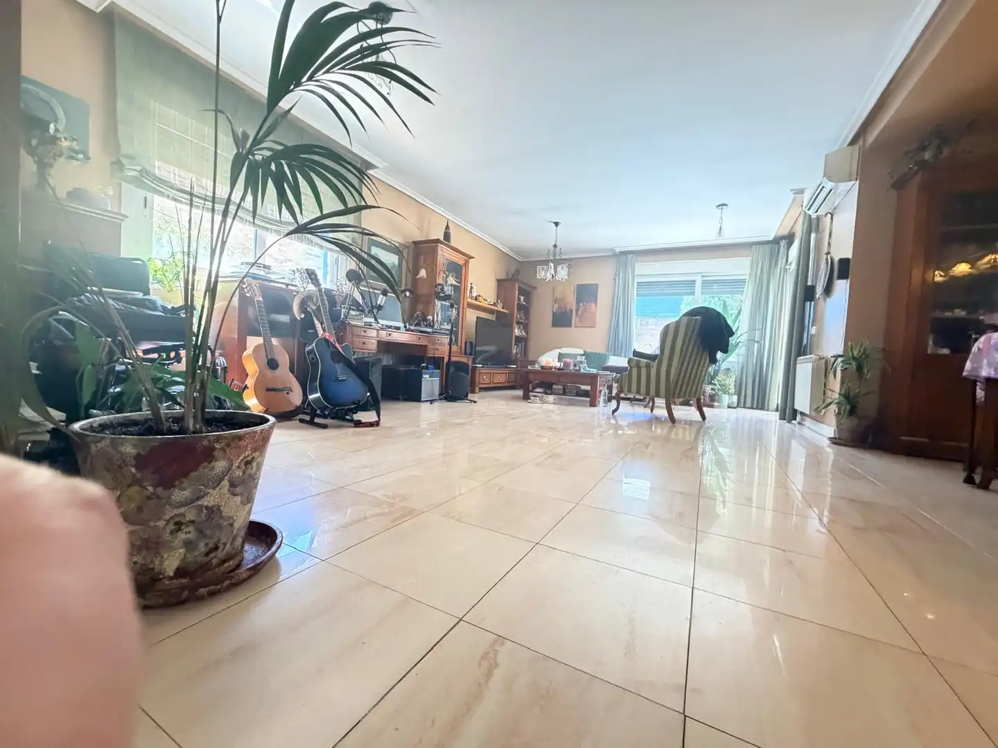 Sala de estar de Casa o chalet en venta en Rivas-Vaciamadrid con Aire acondicionado, Calefacción y Jardín privado
