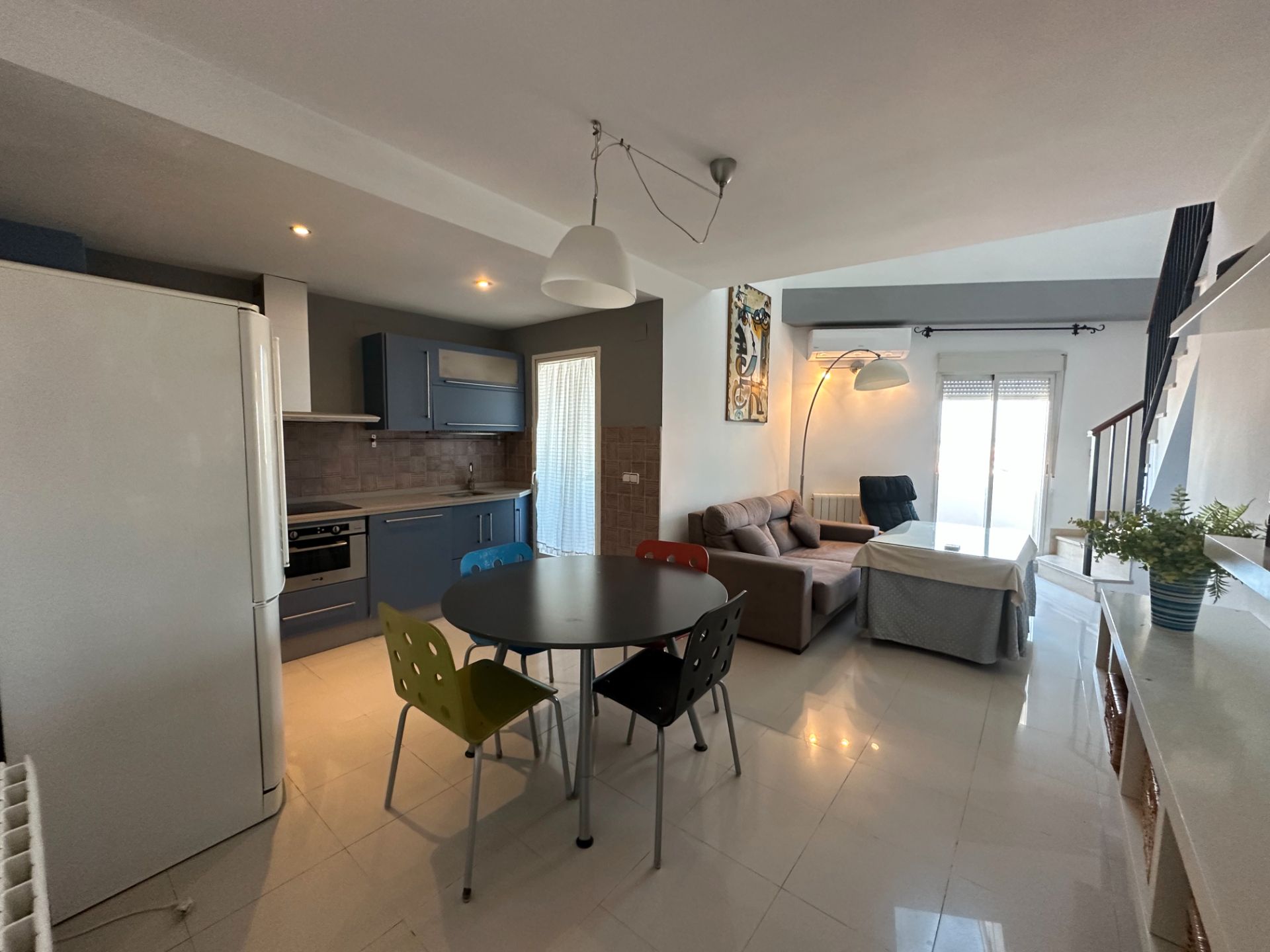 Living room of Duplex for sale in Úbeda  with Air Conditioner, Terrace and Furnished