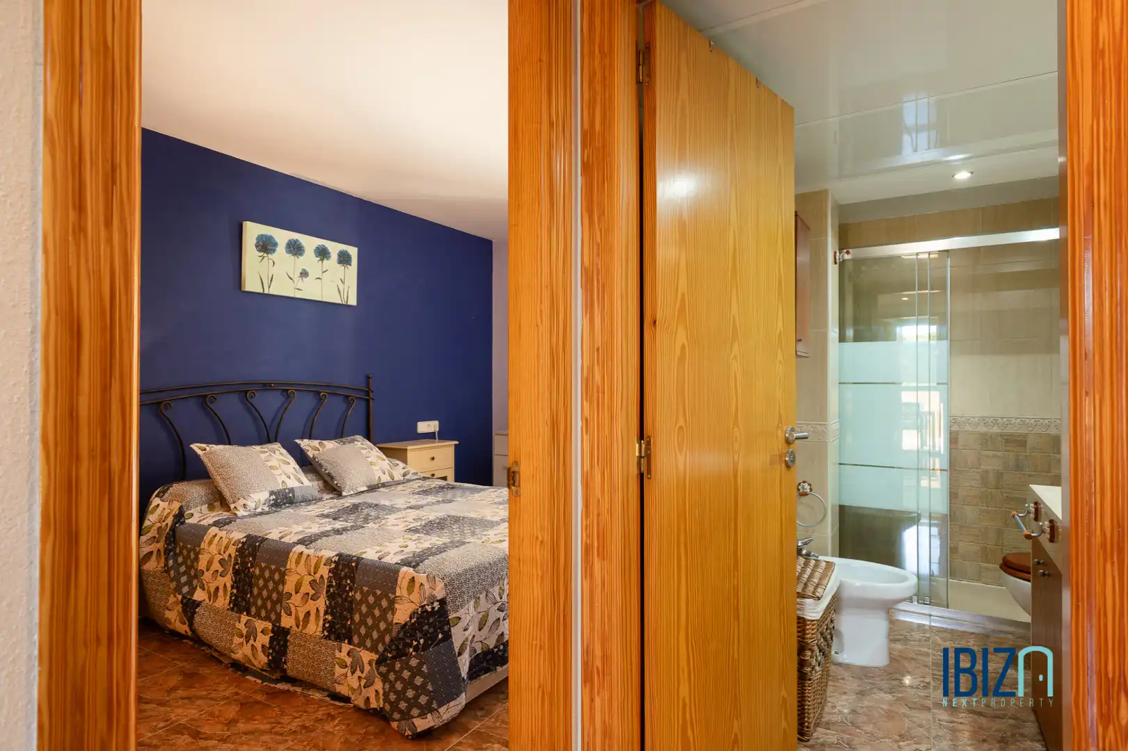 Schlafzimmer von Wohnung zum Verkauf in Eivissa mit Klimaanlage, Heizung und Terrasse