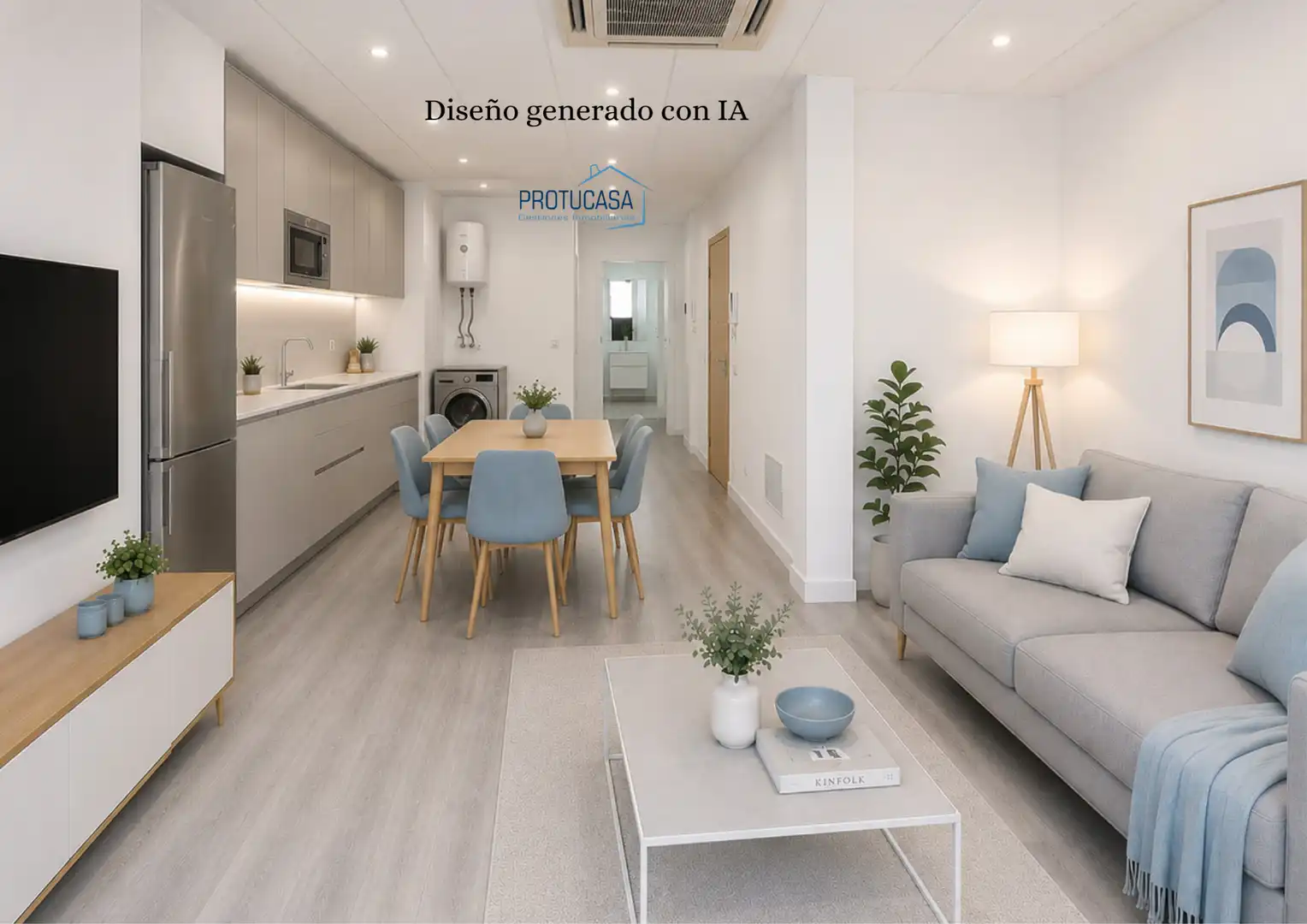 Wohnzimmer von Wohnung zum Verkauf in Las Palmas de Gran Canaria mit Klimaanlage