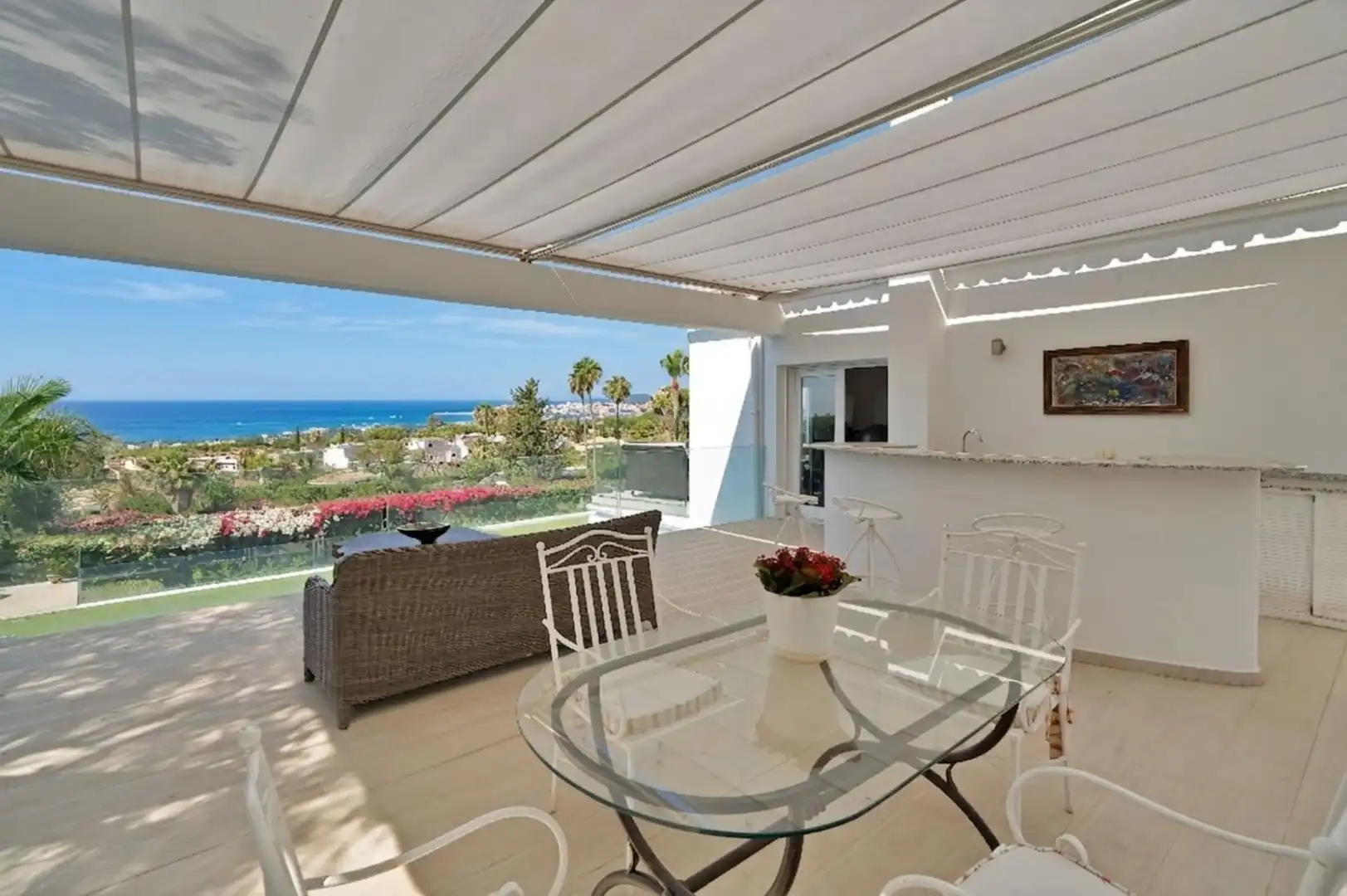 Terraza de Casa o chalet en venta en Marbella con Calefacción, Jardín privado y Terraza