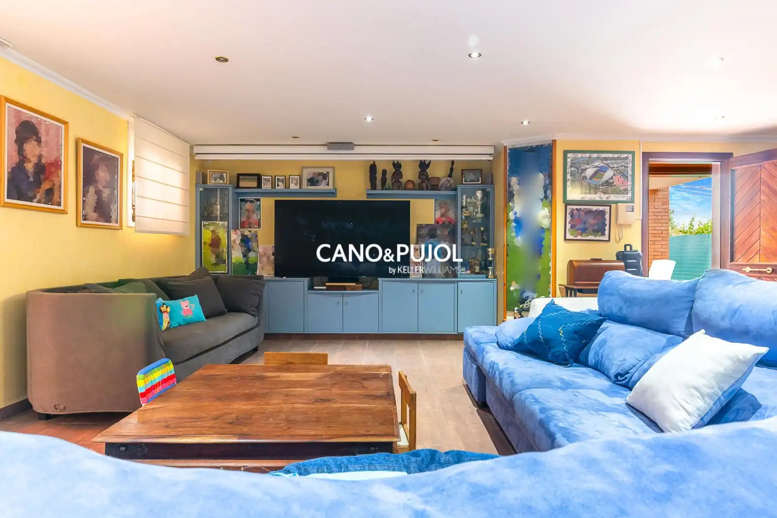 Sala de estar de Casa o chalet en venta en Terrassa con Aire acondicionado, Calefacción y Terraza