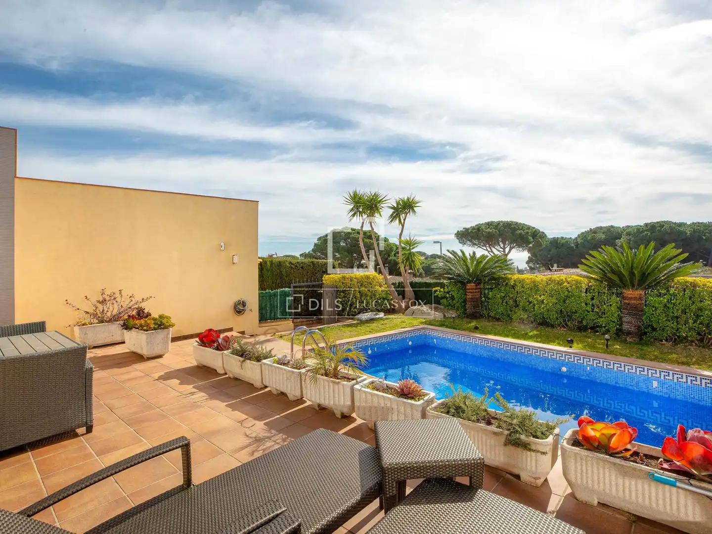 Terraza de Casa o chalet en venta en Lloret de Mar con Aire acondicionado, Calefacción y Jardín privado
