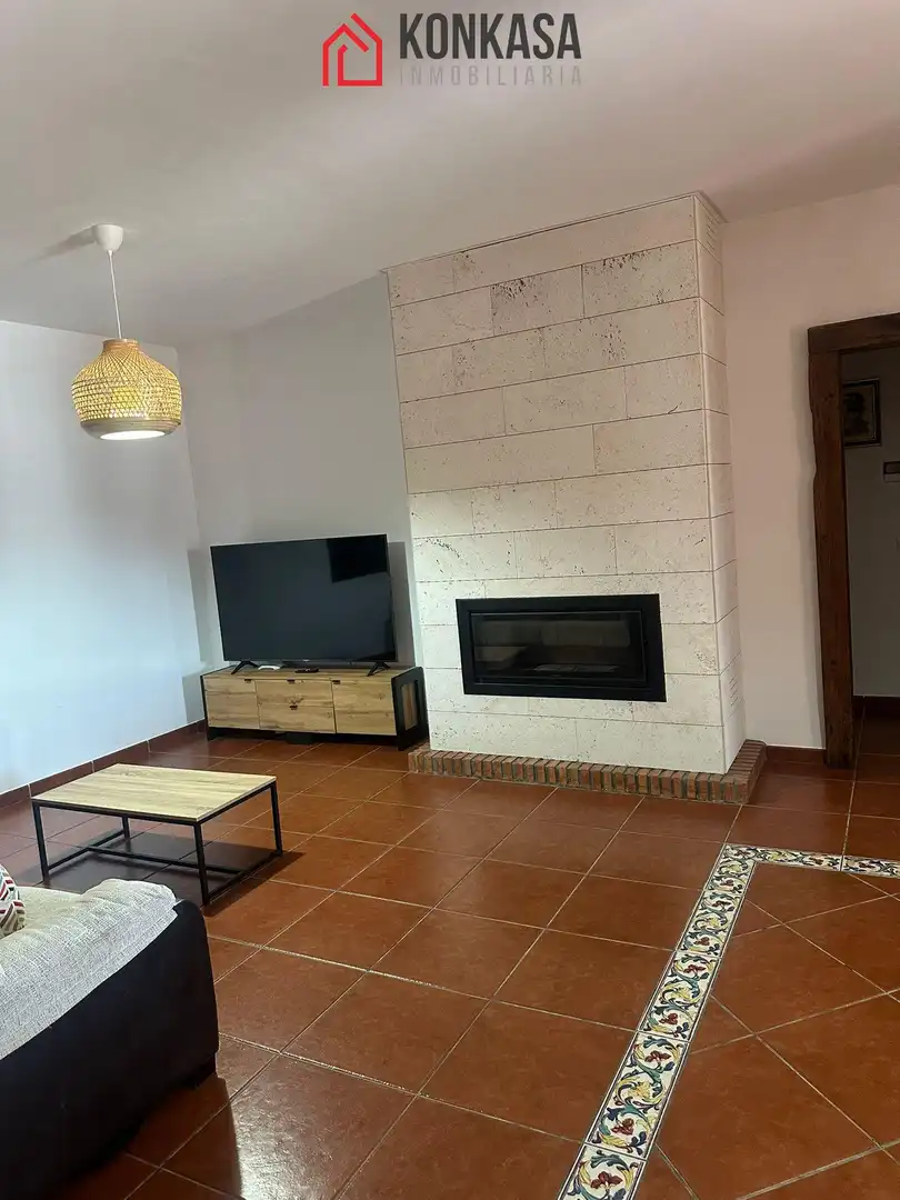 Sala de estar de Casa o chalet de alquiler en Arcos de la Frontera con Piscina y Amueblado