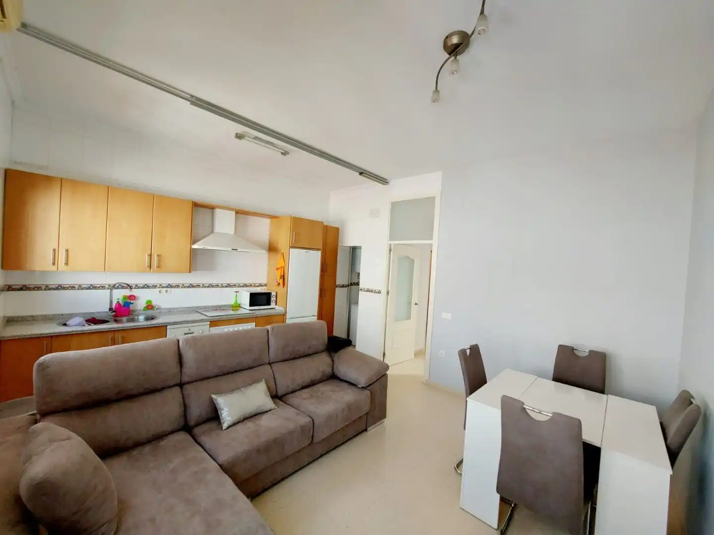 Living room of Flat for sale in Brenes  with Air Conditioner, Storage room and Balcony