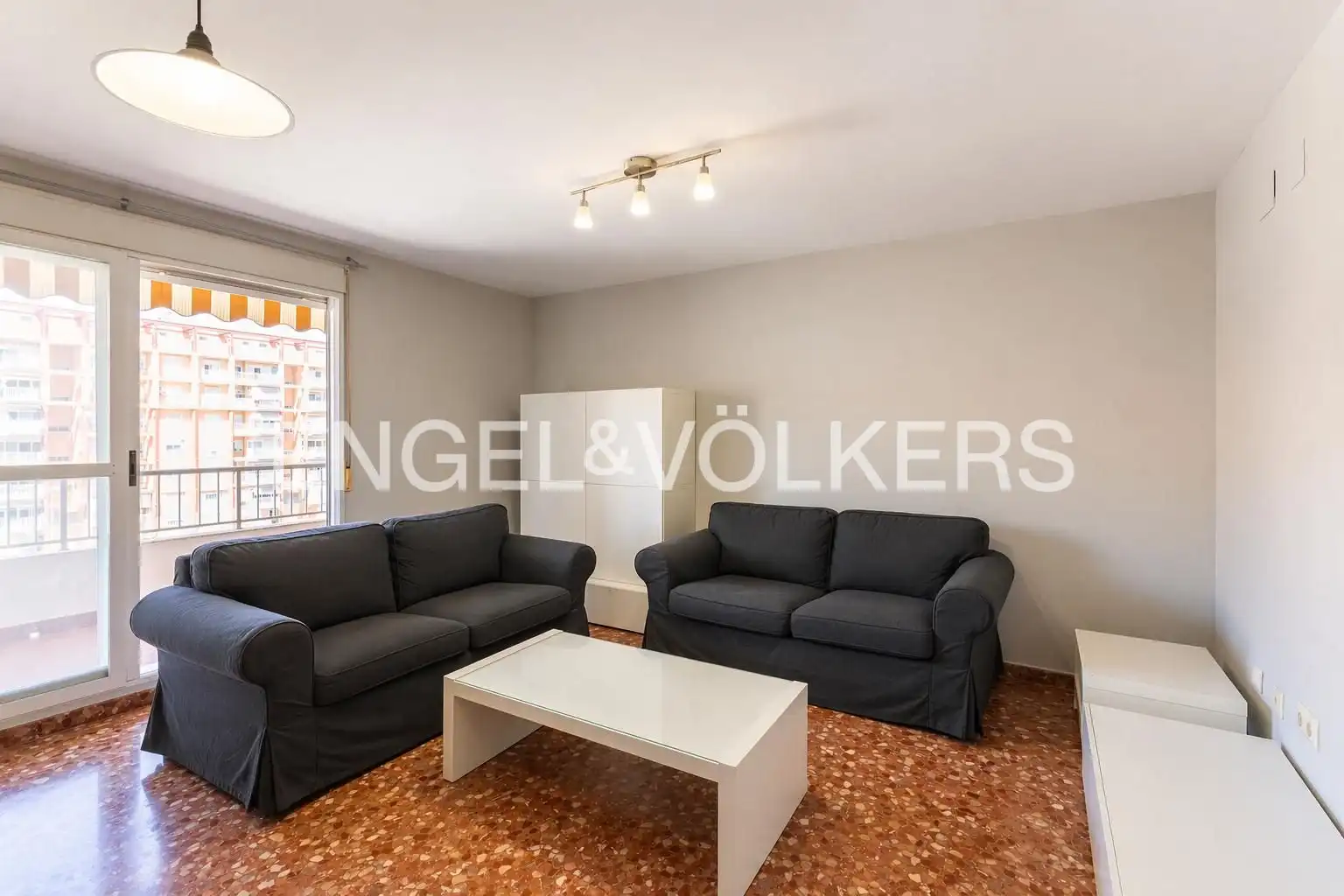 Living room of Flat for rent in Sagunto / Sagunt  with Air Conditioner, Heating and Terrace