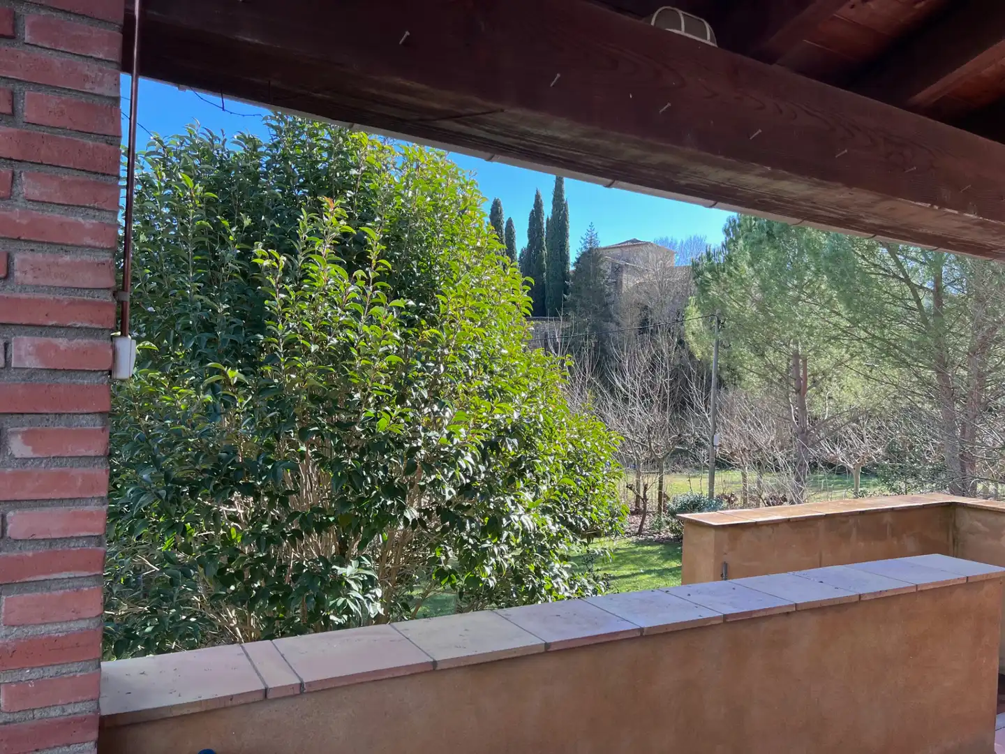 Jardí de Finca rústica en venda en Mieres (Girona) amb Aire condicionat, Jardí privat i Parquet