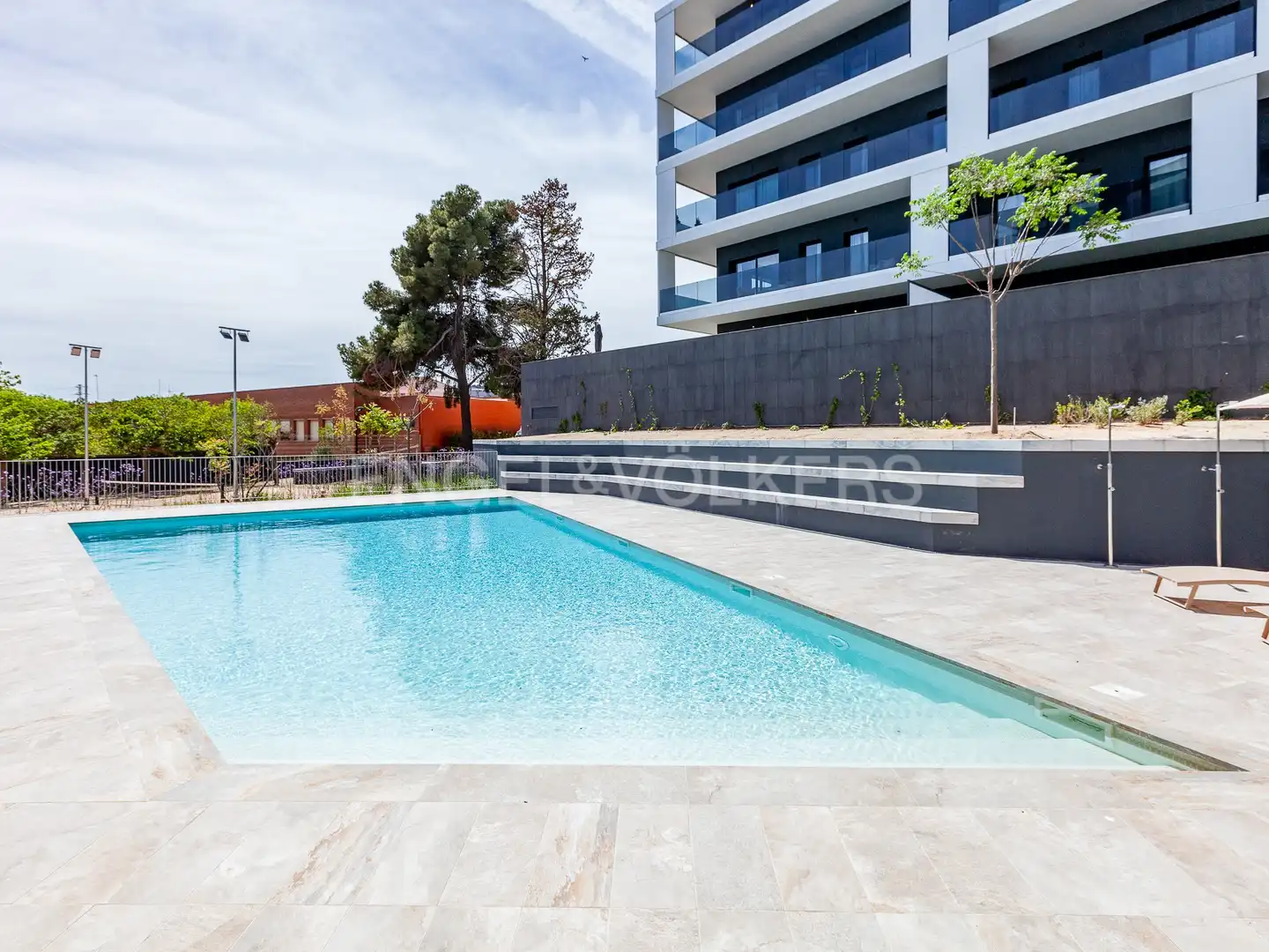 Piscina de Piso de alquiler en Esplugues de Llobregat con Aire acondicionado, Calefacción y Jardín privado