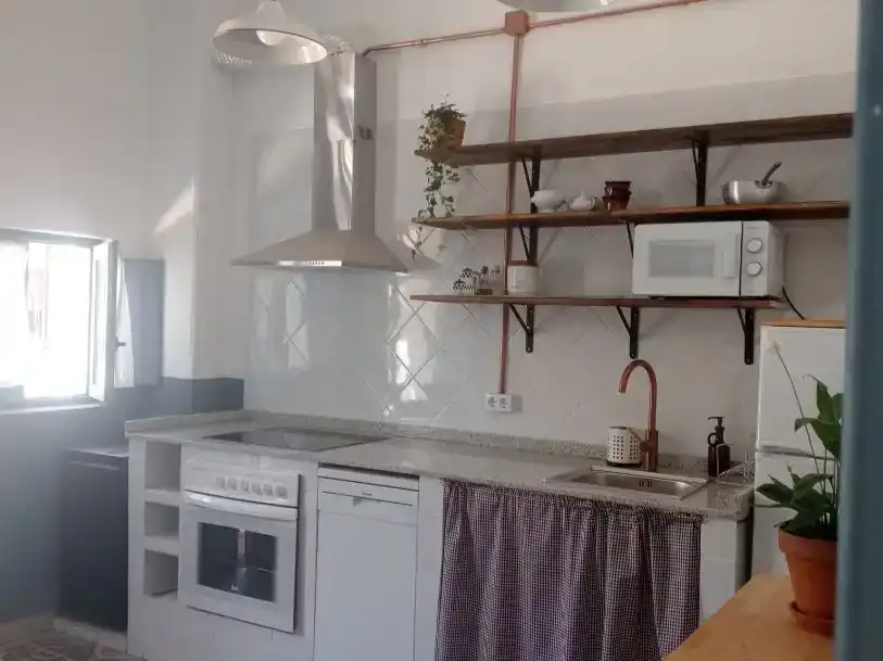 Küche von Wohnung zur Miete in Aller mit Balkon