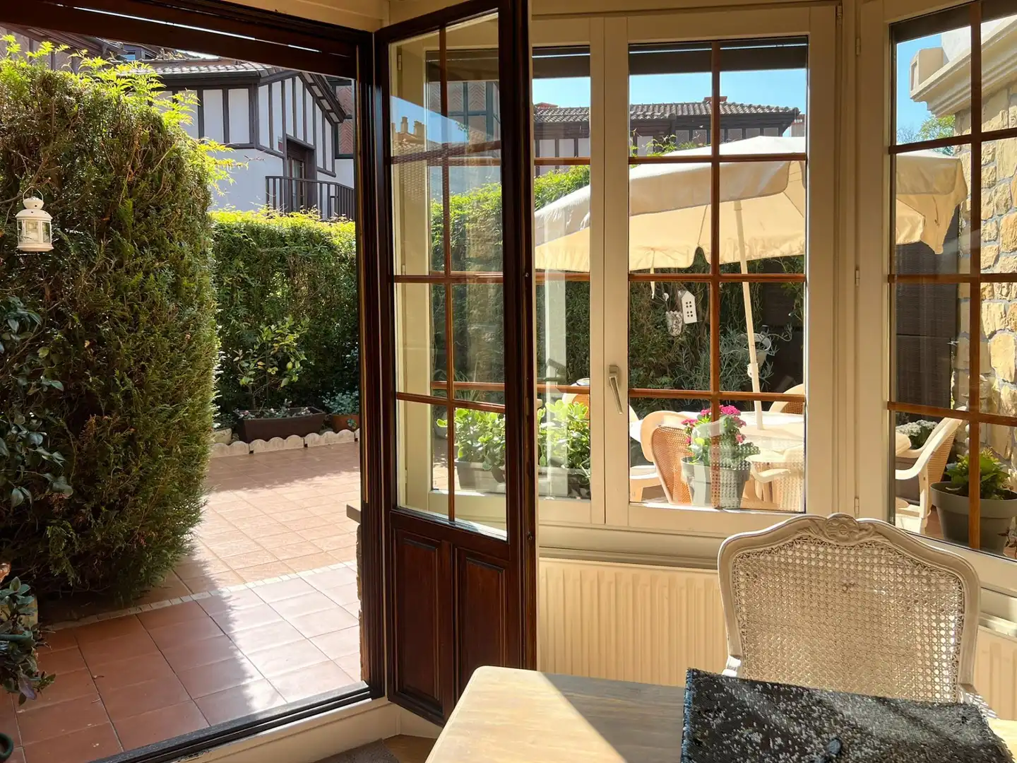 Terraza de Casa adosada en venta en Zarautz con Aire acondicionado, Calefacción y Jardín privado
