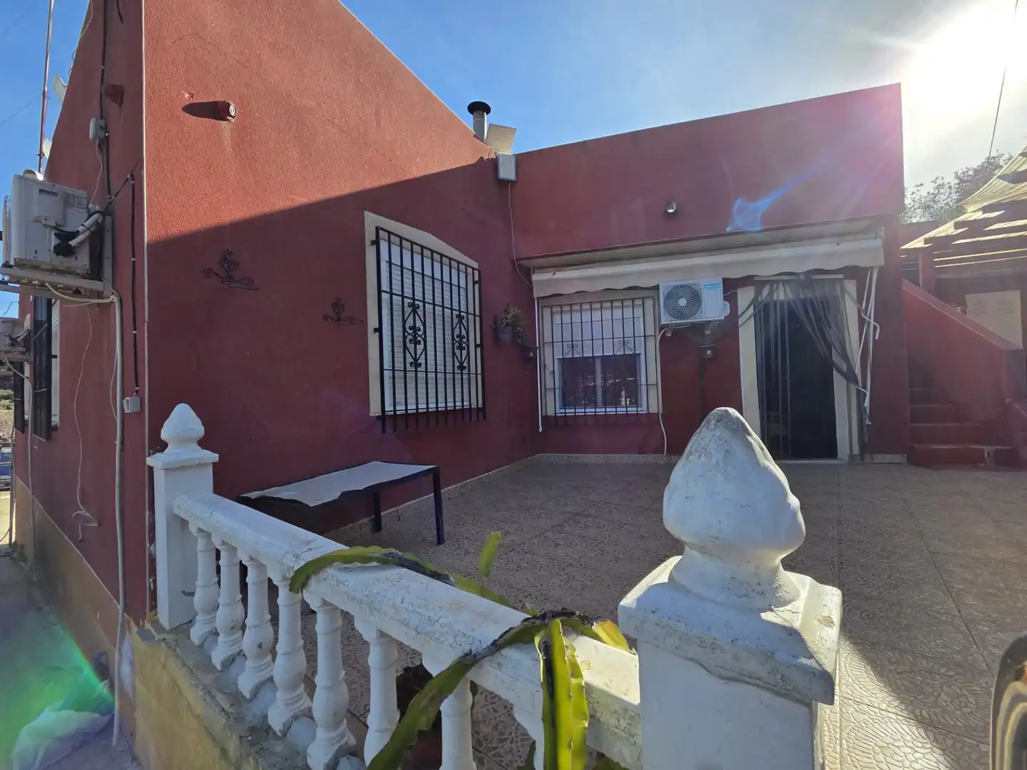 Vista exterior de Finca rústica en venda en Orihuela amb Aire condicionat, Jardí privat i Terrassa