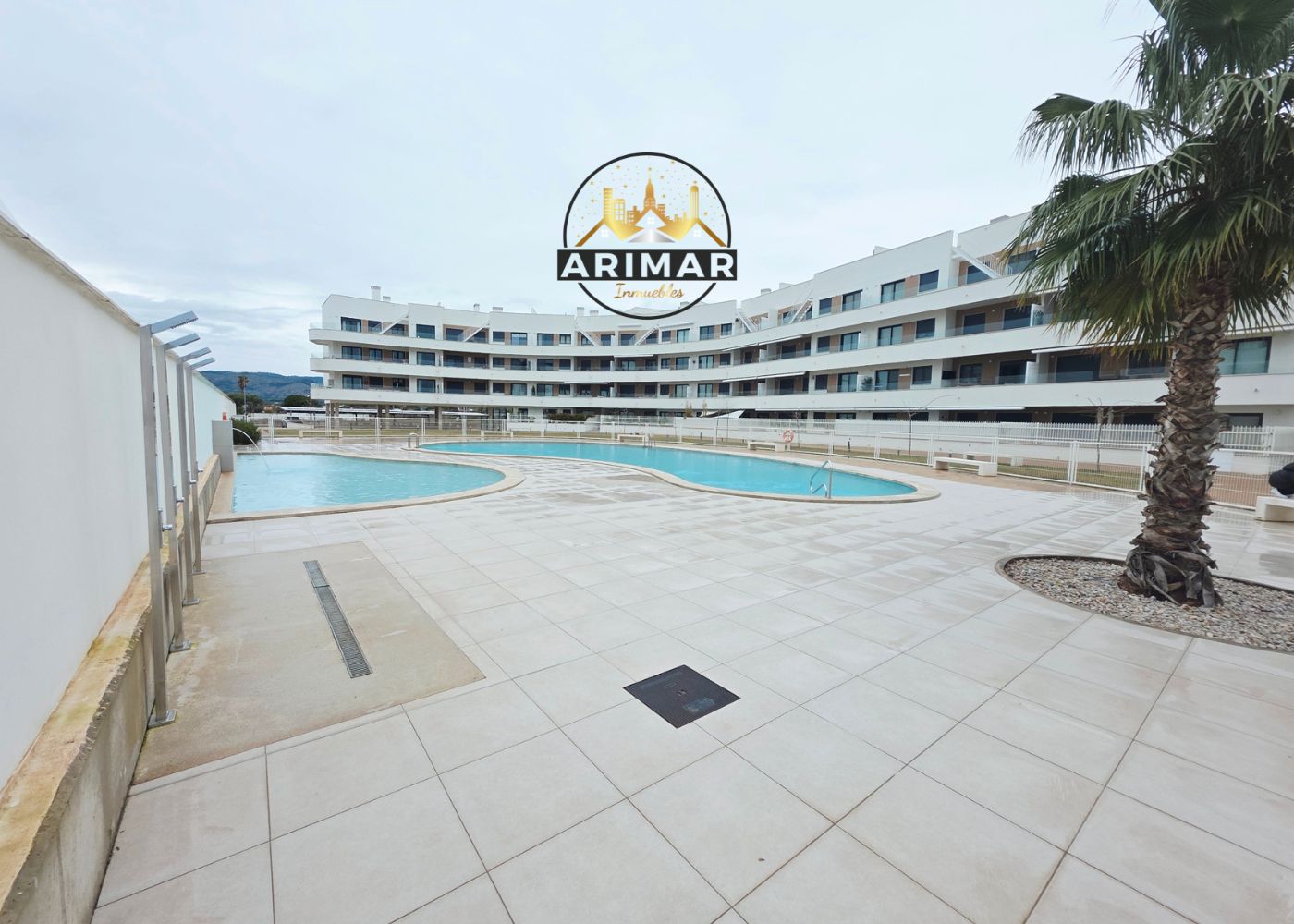 Piscina de Apartamento en venta en Castellón de la Plana / Castelló de la Plana con Aire acondicionado, Jardín privado y Terraza