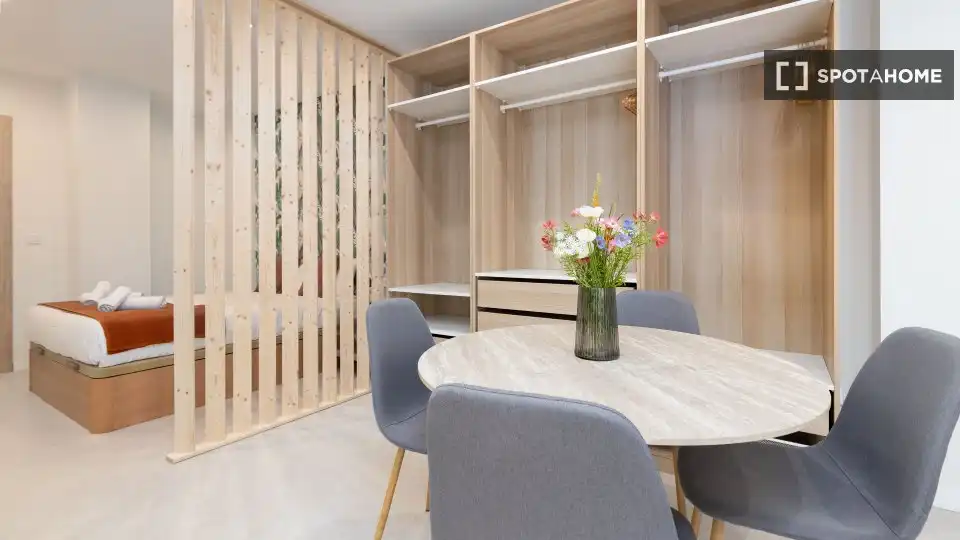 Estudio para compartir en Valencia con Aire acondicionado, Terraza y Amueblado