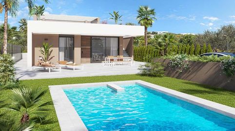 Villas contemporáneas de 3 dormitorios en una sola planta en Vera, con solárium y piscina privada