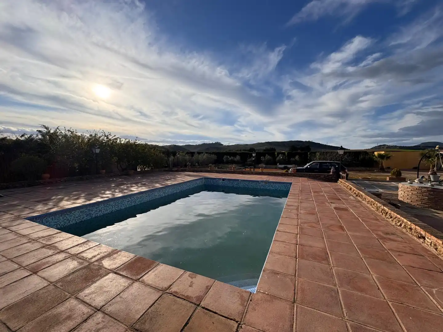 Piscina de Finca rústica en venta en Villanueva del Trabuco con Jardín privado, Trastero y Piscina