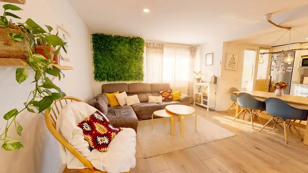 Living room of Flat for sale in Getafe  with Air Conditioner, Heating and Storage room