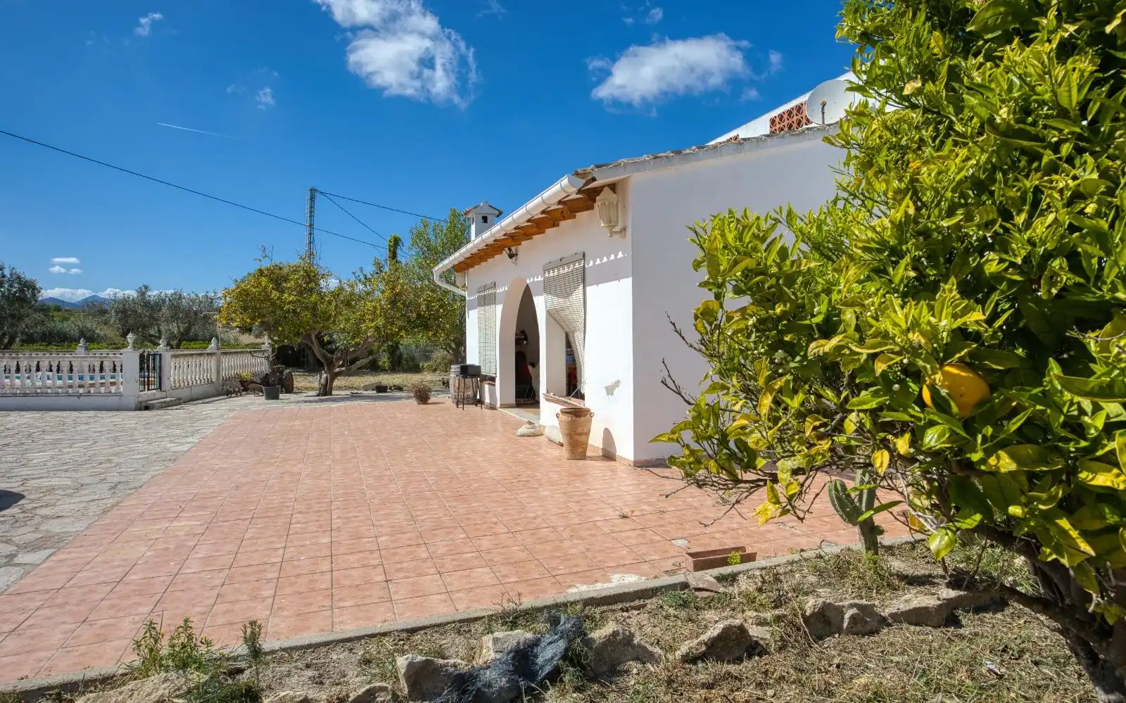 Vista exterior de Finca rústica en venta en Benissa con Jardín privado y Piscina