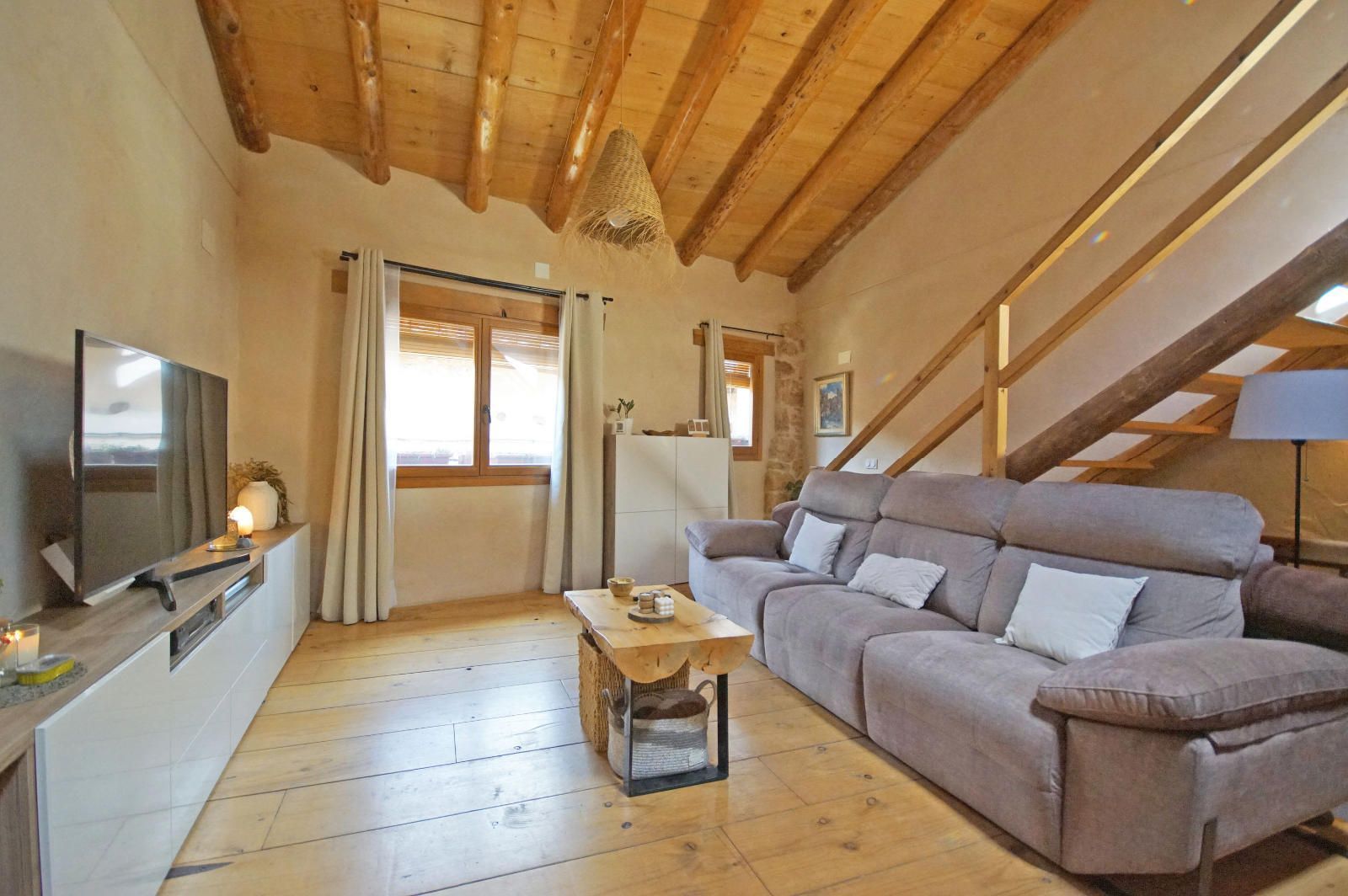 Sala de estar de Casa o chalet en venta en Beceite con Aire acondicionado, Terraza y Trastero