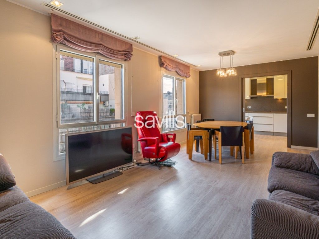 Sala d'estar de Apartament en venda en  Barcelona Capital