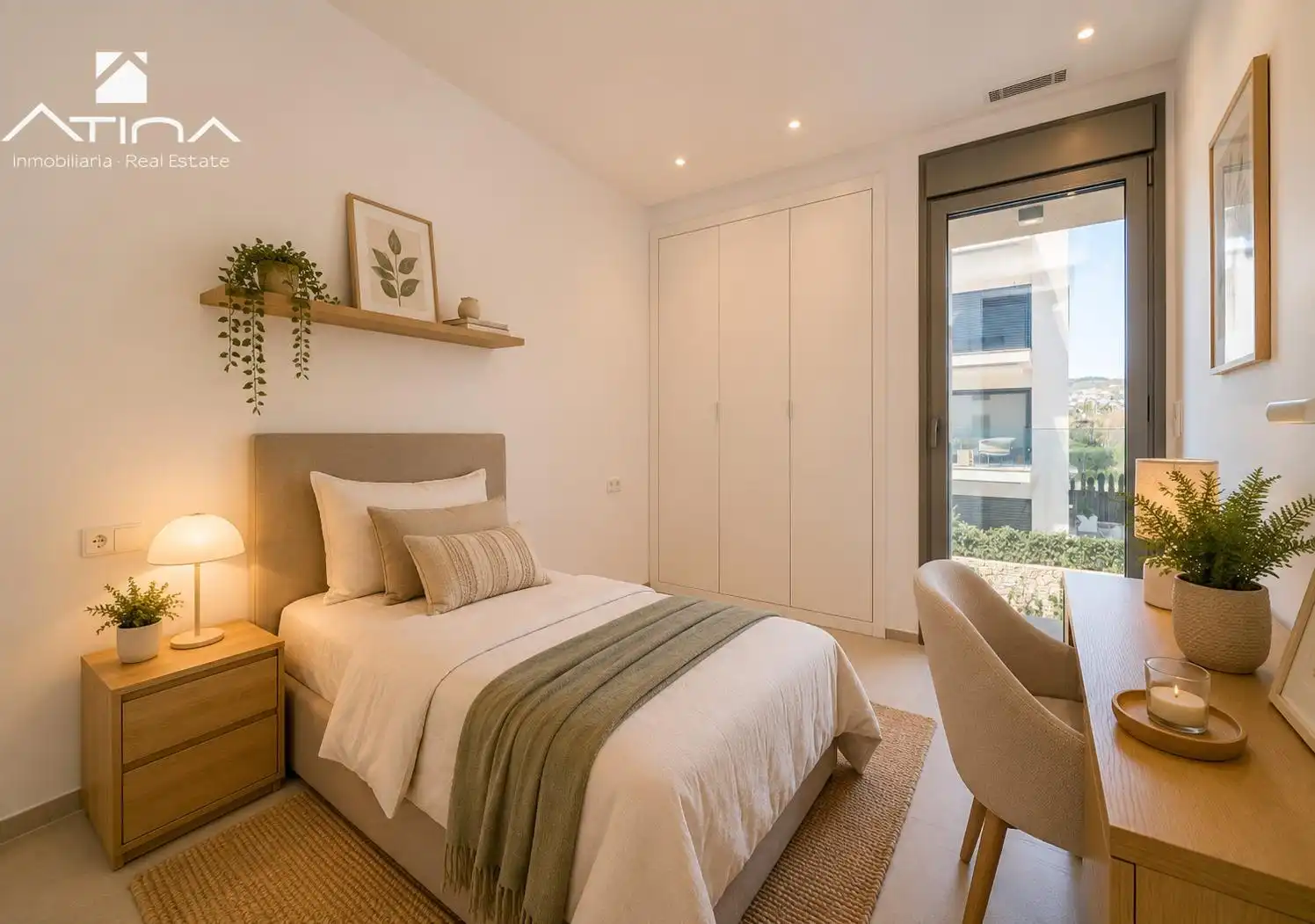 Dormitori de Apartament en venda en Jávea / Xàbia amb Aire condicionat, Terrassa i Traster
