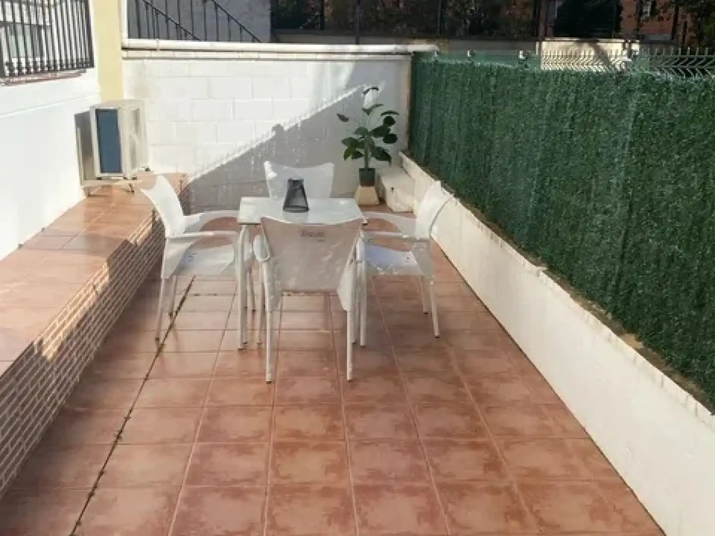 Terraza de Estudio de alquiler en Torremolinos con Aire acondicionado, Terraza y Amueblado