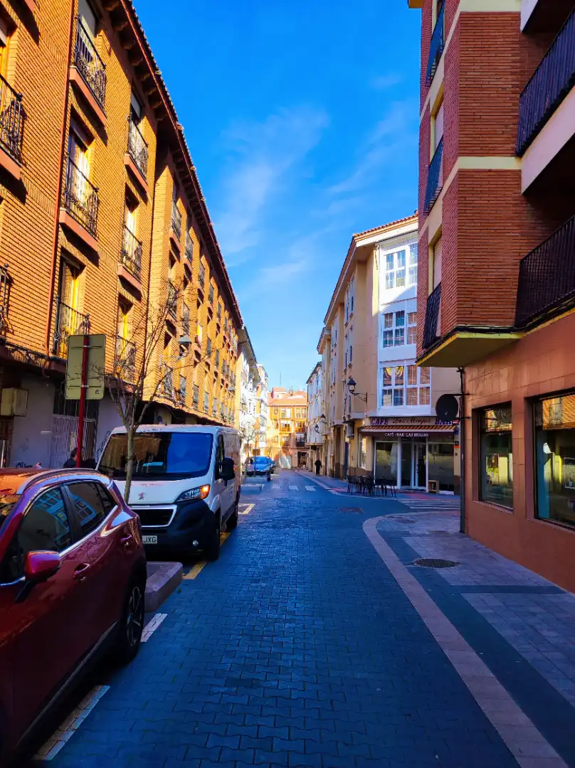 Exterior view of Flat for rent in Palencia  with Heating, Parquet flooring and Terrace