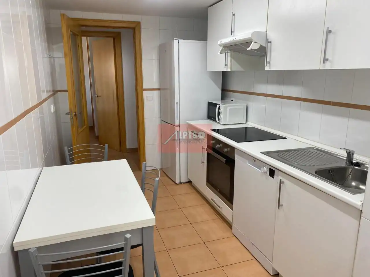 Cocina de Piso de alquiler en Ourense Capital  con Calefacción y Amueblado