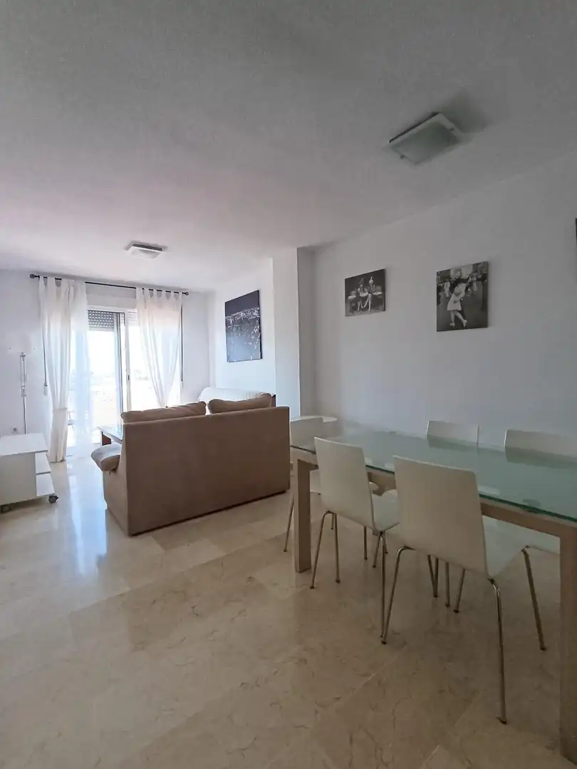 Wohnzimmer von Wohnung zur Miete in Murcia mit Klimaanlage, Heizung und Privatgarten