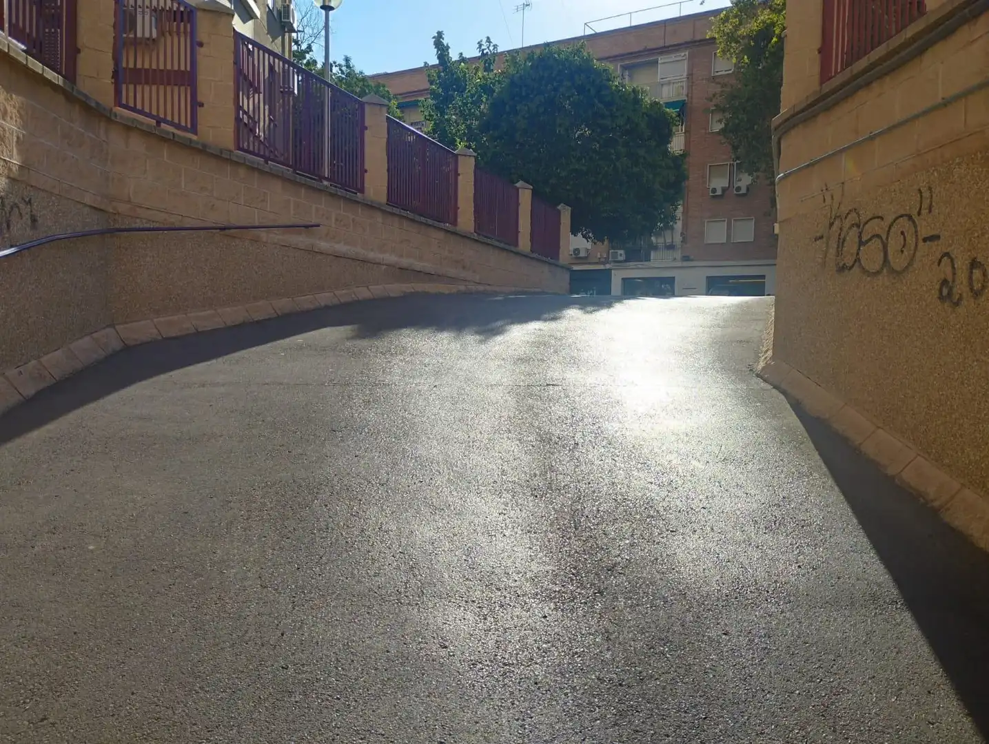 Parking of Flat for rent in Murcia  with Air Conditioner, Private garden and Terrace