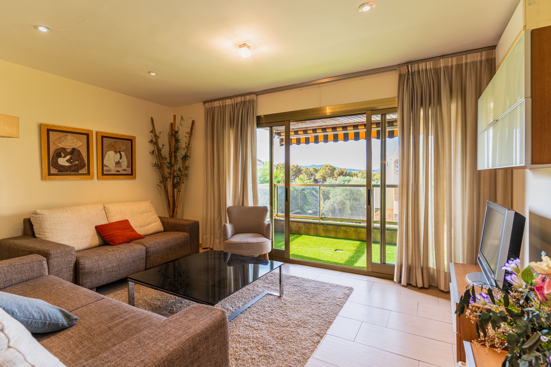 Living room of Apartment for sale in Jávea / Xàbia  with Air Conditioner and Balcony