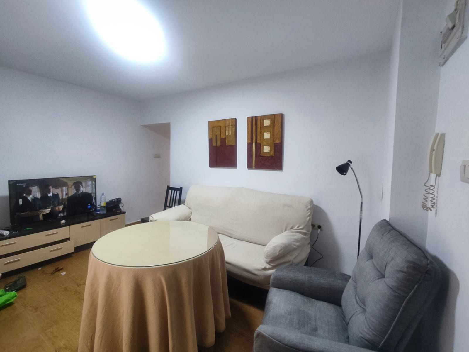 Living room of Flat to rent in  Jaén Capital  with Furnished